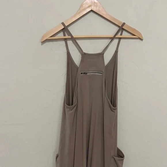 Free People Khaki Hot Shot Onesie. Never Worn. Never Washed. New w/o Tags! - Picture 6 of 8